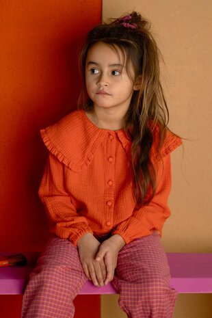 Nixnut Faf blouse chili Nixnut Faf blouse chili