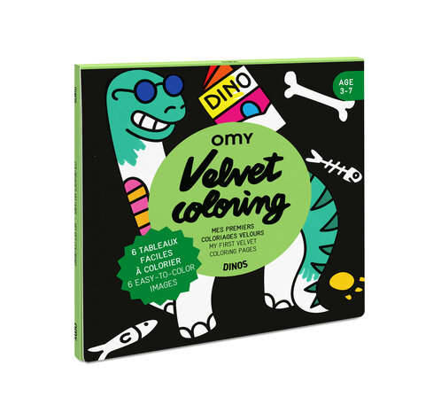 OMY Coloring velvet - Dino OMY Coloring velvet - Dino