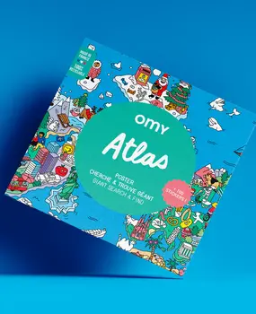 OMY Giant seek & find - Atlas