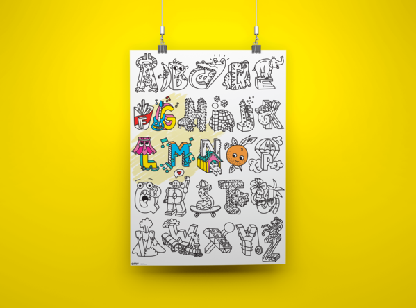OMY Giant poster - ABC OMY Giant poster - ABC