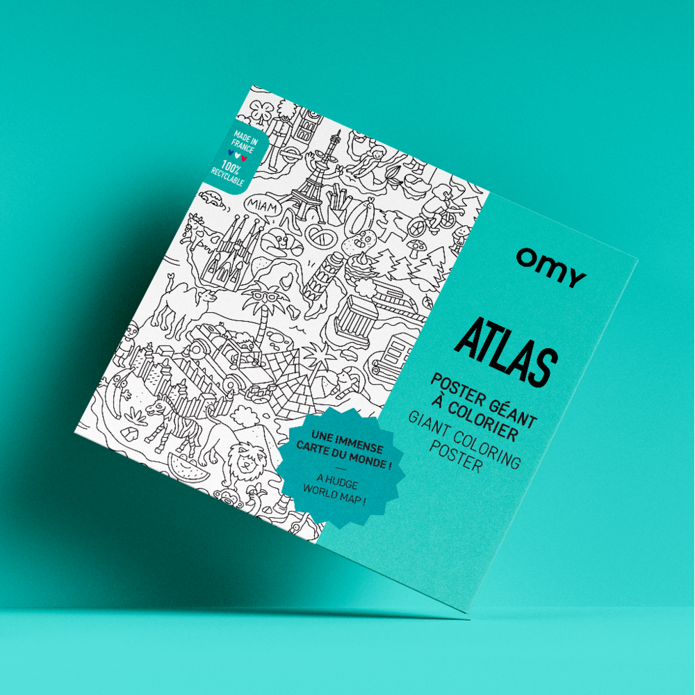 OMY Atlas - giant poster OMY Atlas - giant poster