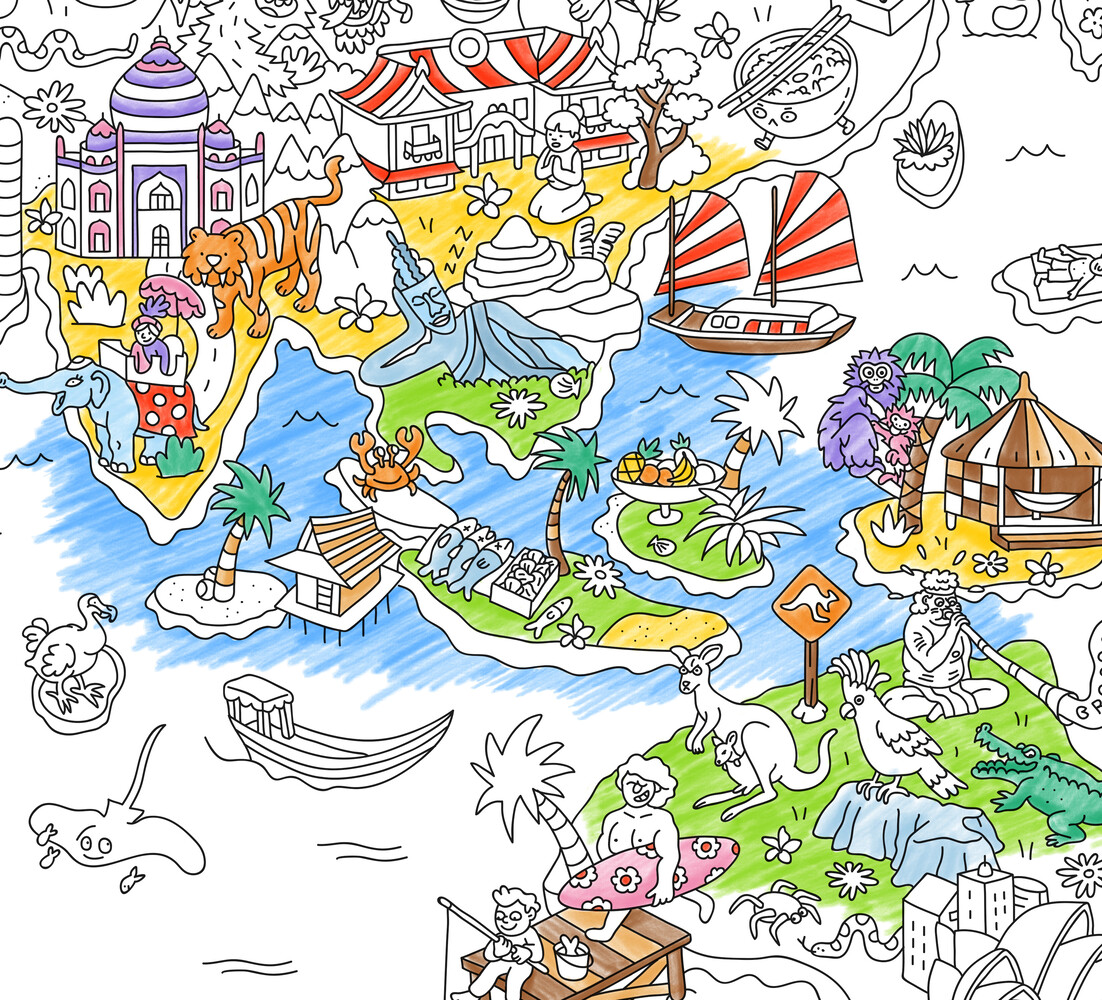 OMY Atlas - giant poster OMY Atlas - giant poster