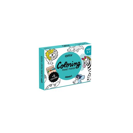 OMY Coloring pocket - Animals OMY Coloring pocket - Animals