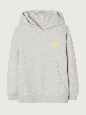 American Vintage Hoodie Kodytown Polaire Chine