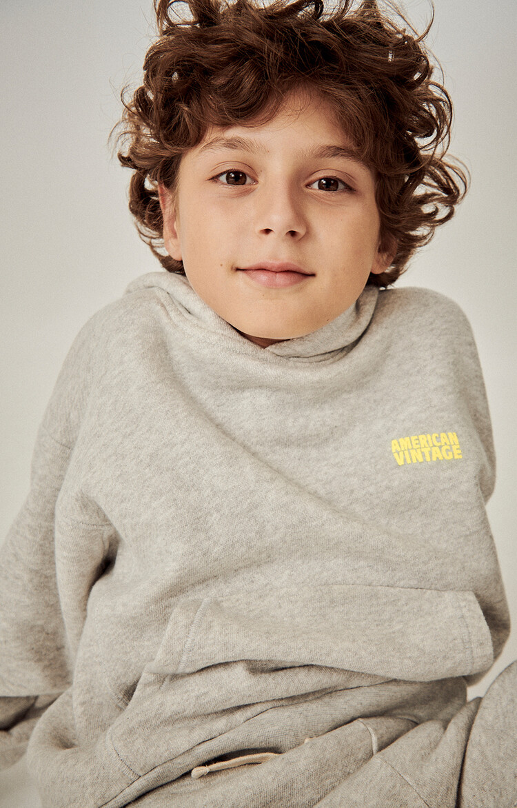 American Vintage Kodytown hoodie  grijs – zachte trui