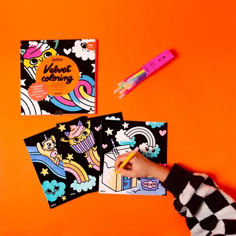 OMY Coloring velvet - Kawaii OMY Coloring velvet - Kawaii