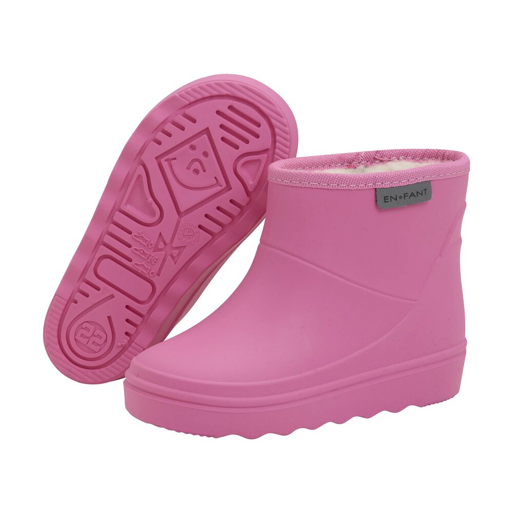 En Fant Gevoerde regenlaarzen kort - 5230 Carmine Rose En Fant Gevoerde regenlaarzen kort - 5230 Carmine Rose