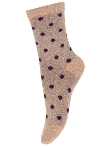 MP Denmark 10 79265 2199 Irma glitter socks Maple Sugar