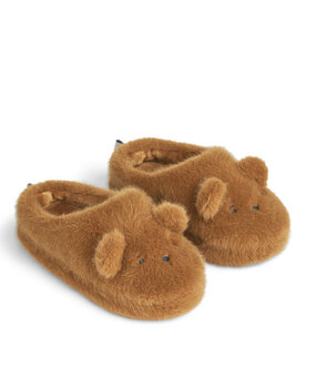Liewood Aviaja bear slippers 3050 golden caramel