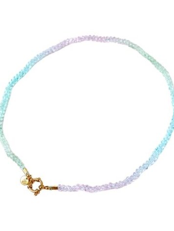 Love Issue Ketting color tri blauw / lila