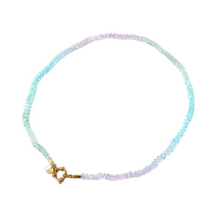 Love Issue Ketting color tri blauw / lila