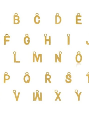 Love Issue Bedel alfabet letter goud