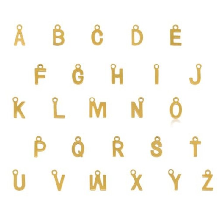 Love Issue Bedel alfabet letter goud
