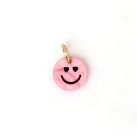 Love Issue Bedel smiley roze Love Issue Bedel smiley roze