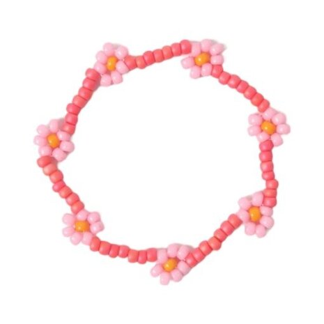 Love Issue Armband daisy vermilion red/pink Love Issue Armband daisy vermilion red/pink