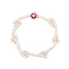 Love Issue Armband daisy smiley pink / ivory Love Issue Armband daisy smiley pink / ivory