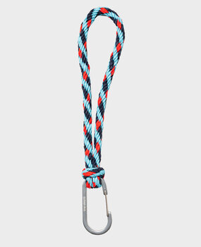 Susan Bijl The New Kumihimo Keychain Key Blue & Red Alert