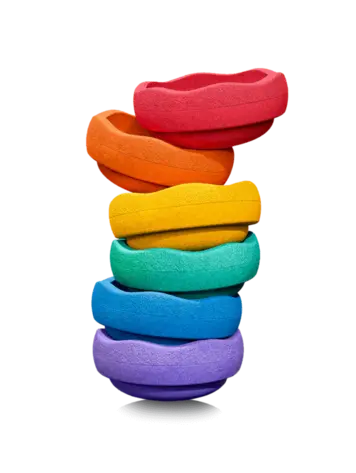 Stapelstein Original MINI rainbow classic