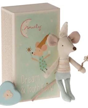 Maileg Tooth fairy mouse, Little brother in matchbox Maileg Tooth fairy mouse, Little brother in matchbox