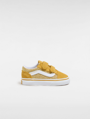 Vans Old School V Glitter Champagne Gold