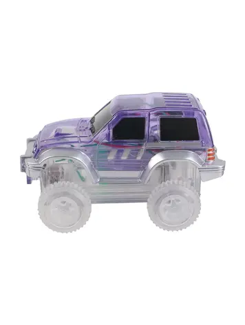 Cleverclixx Race track car pastel purple