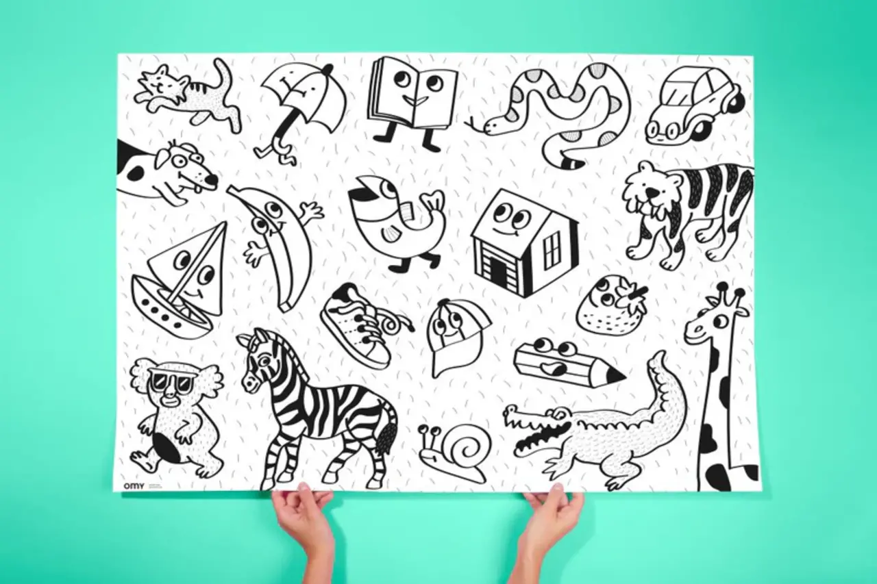 OMY Giant poster - My first art OMY Giant poster - My first art