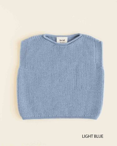 Hvid Harvey vest - Light Blue Hvid Harvey vest - Light Blue