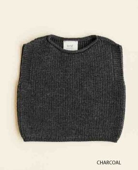 Hvid Harvey vest - Charcoal