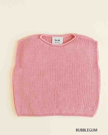 Hvid Harvey vest - Bubblegum Hvid Harvey vest - Bubblegum