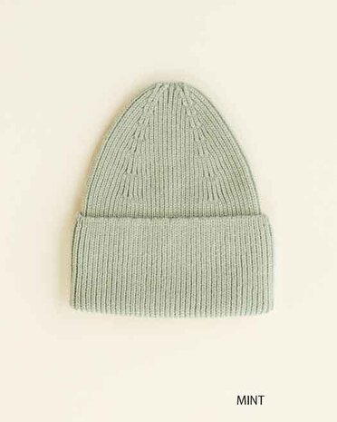 Hvid Beanie Fonzie KIDS - Mint - muts Hvid Beanie Fonzie KIDS - Mint - muts