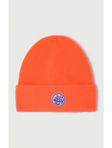 American Vintage Bonnet beanie feu fluo