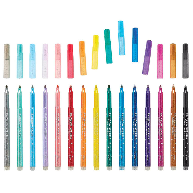 Ooly Ooly - Rainbow Sparkle Glitter Markers