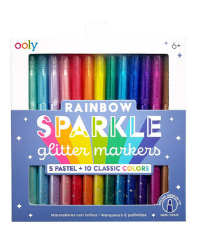Ooly Ooly - Rainbow Sparkle Glitter Markers