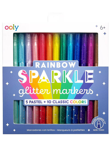 Ooly Ooly - Rainbow Sparkle Glitter Markers