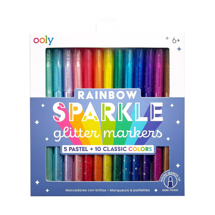 Ooly Ooly - Rainbow Sparkle Glitter Markers