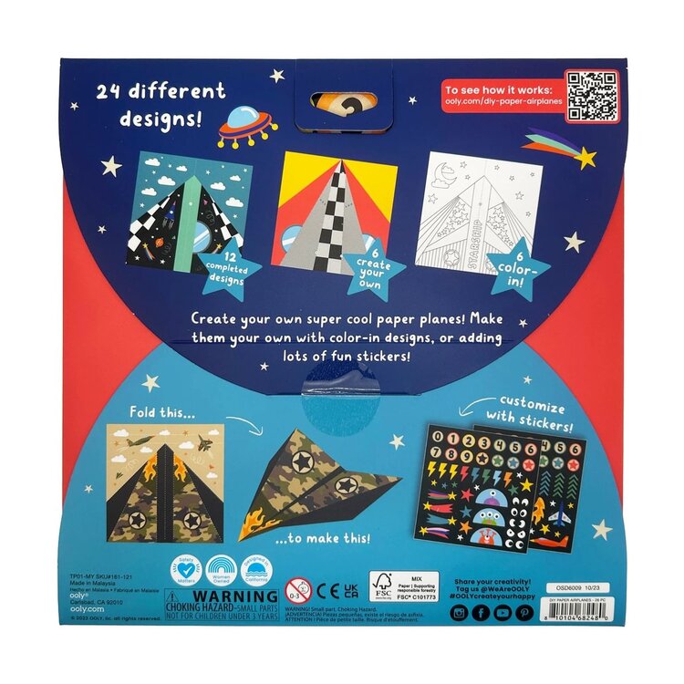 Janod Janod - D.I.Y. Paper Air Planes Activity Kit