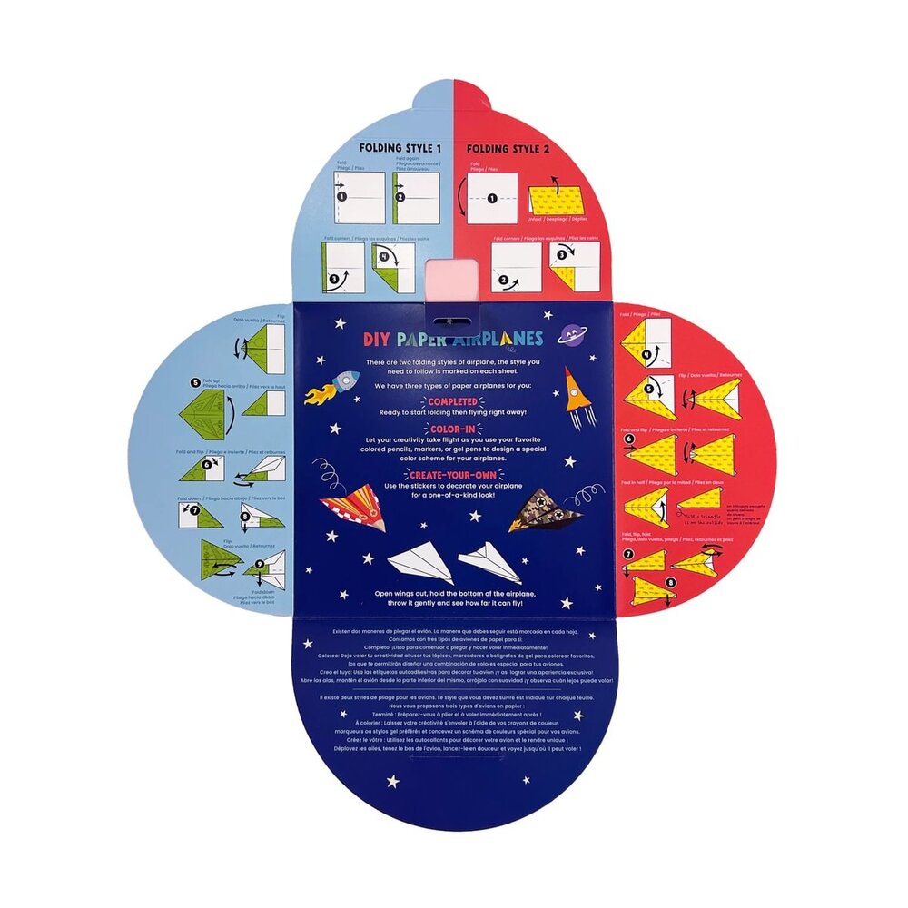 Janod Ooly - D.I.Y. Paper Air Planes Activity Kit