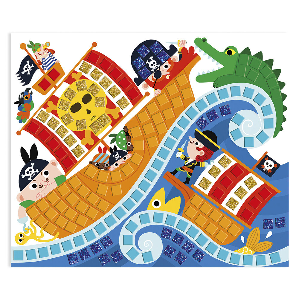 Janod Janod Atelier - Mozaiek Piraten