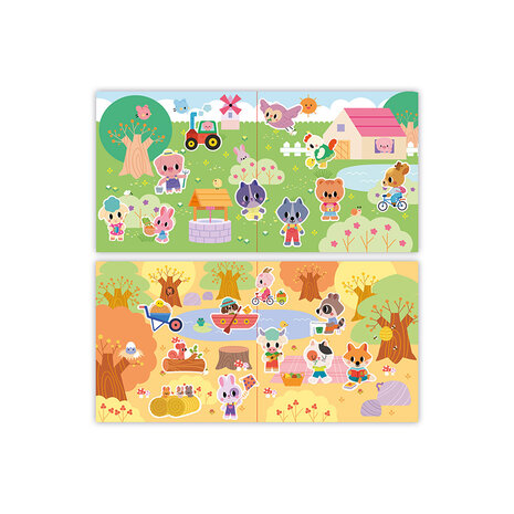 Janod Janod Atelier - 2 jaar - Dikke herkleefbare stickers Janod Janod Atelier - 2 jaar - Dikke herkleefbare stickers
