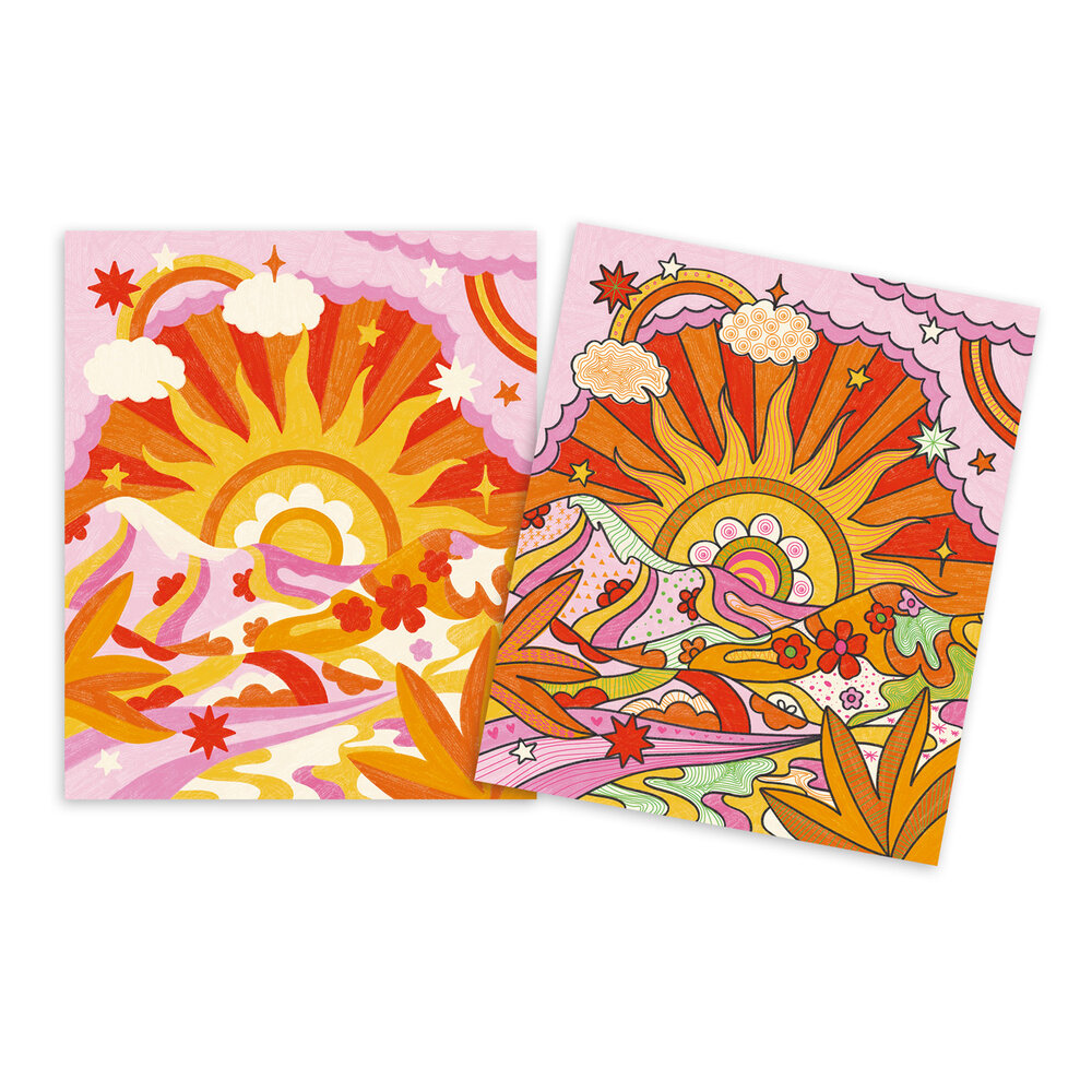 Janod Janod Atelier - Countouren en Glittermotieven Droomland