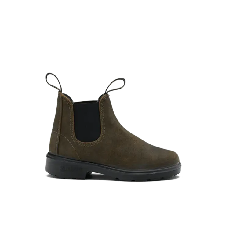 Blundstone Kids boots - suede olive