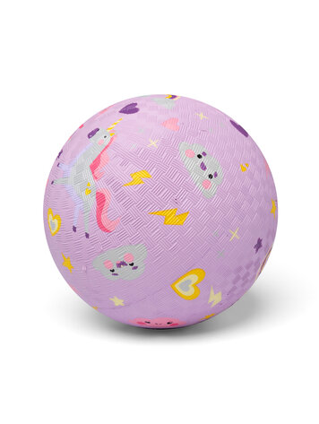 Little L Rubber bal groot 18cm - eenhoorn