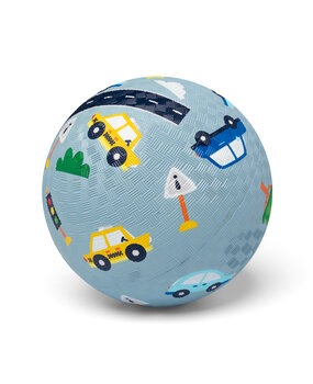 Little L Rubber bal groot 18cm - auto