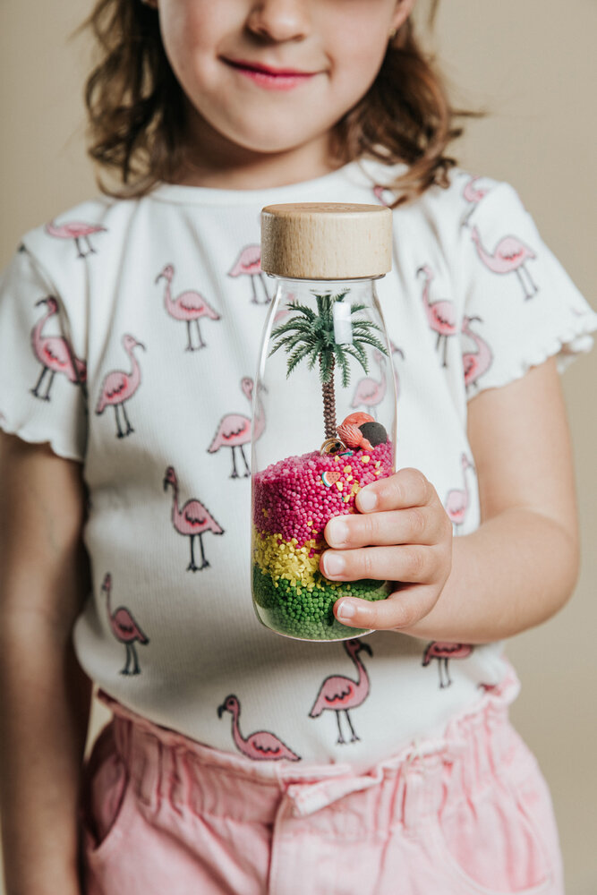 Petit Boum Sensorische fles - Flamingo Petit Boum Sensorische fles - Flamingo