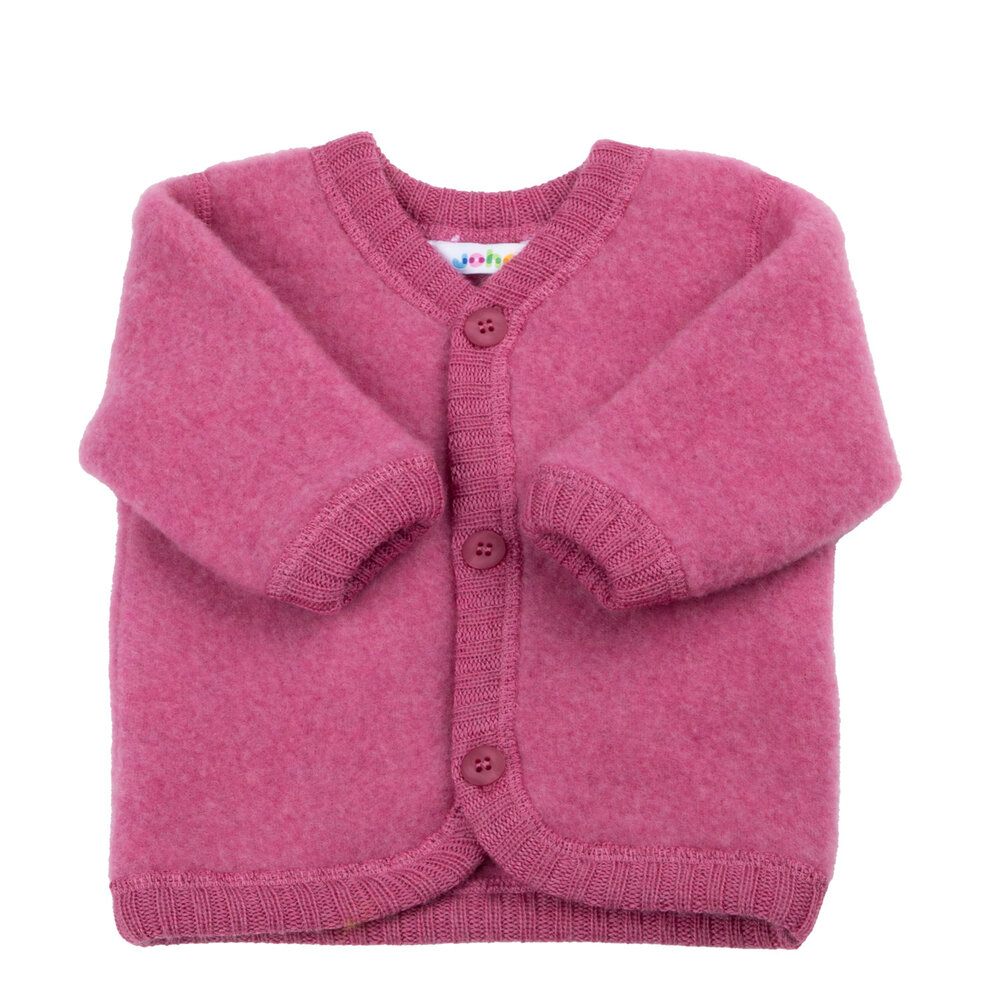Joha 16592 71616290 Cardigan wollen jasje roze Joha 16592 71616290 Cardigan wollen jasje roze