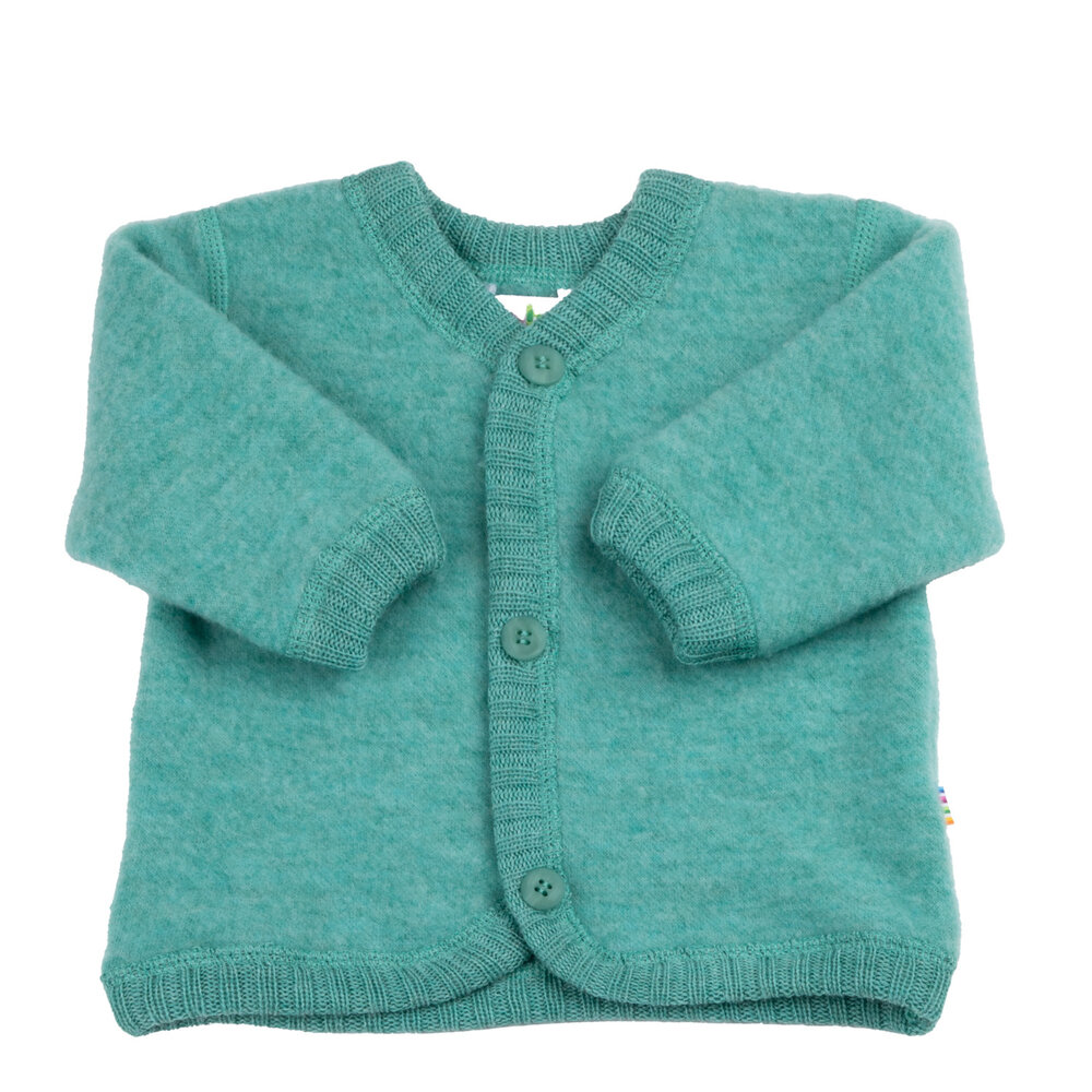 Joha 16592 716 16292 Cardigan wollen jasje mint groen