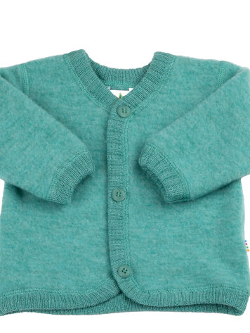 Joha 16592 716 16292 Cardigan wollen jasje mint groen