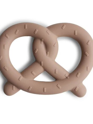 Mushie Teether pretzel