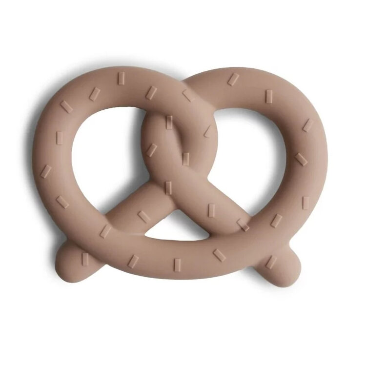 Mushie Teether pretzel