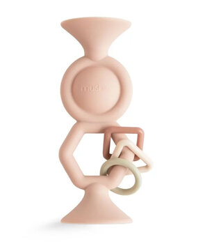 Mushie Hexapop suction toy - blush Mushie Hexapop suction toy - blush